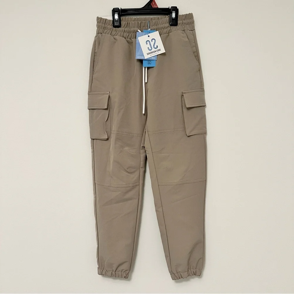 Sovereign Code Boy's size 8 NEW Khaki Hyperloop Pants NWT Boys' Joggers Tan